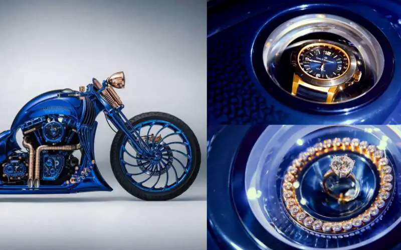 Blue Edition Motorcycle design