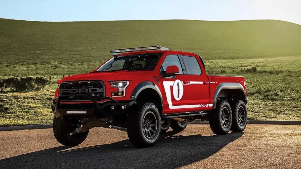 Hennessey VelociRaptor 6x6 customization