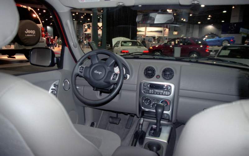 Interior of 2003 Jeep Liberty SUV