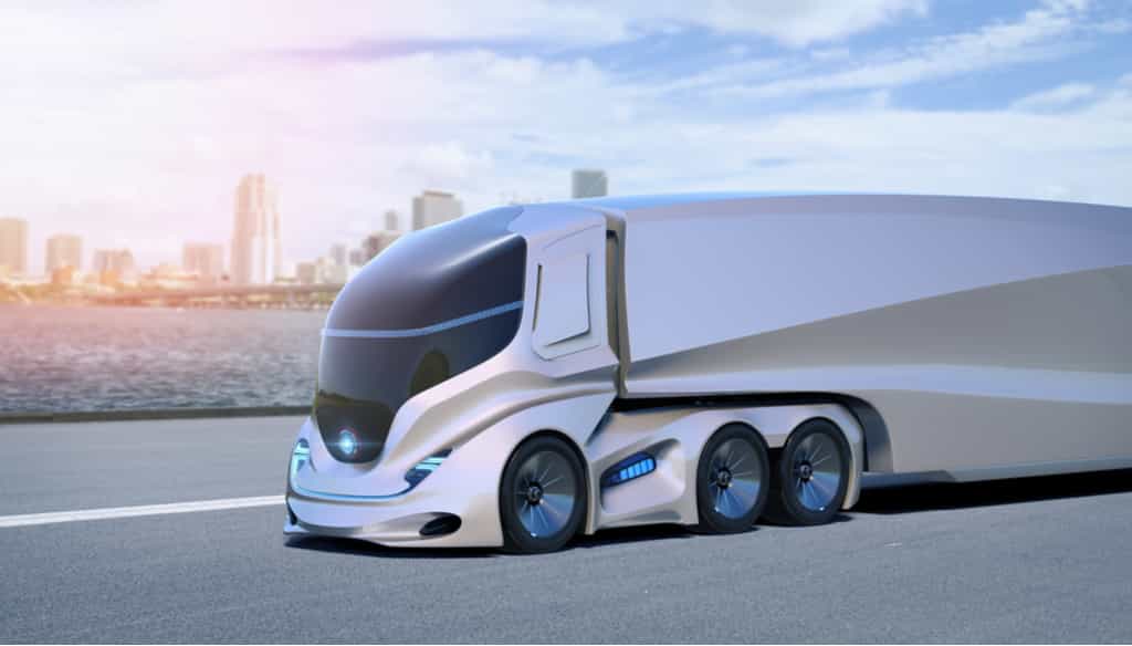 driverless einride electric truck