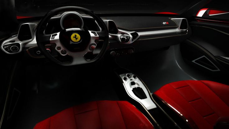 ferrari f80 driver centric interior