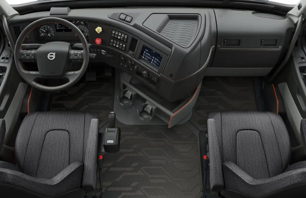 long haul trucks advance safety interior