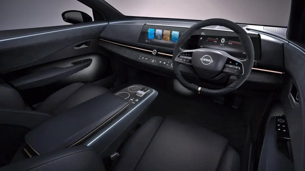 nissan electrified future concept car interior