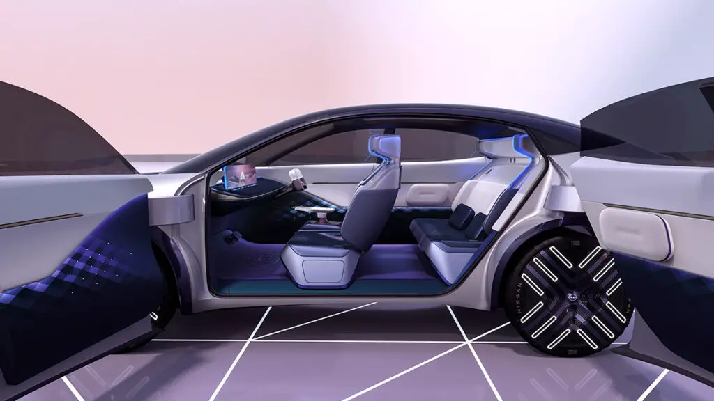 nissan electrified future concept car interior design