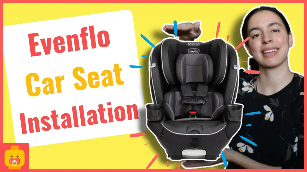 how to install evenflo car seat